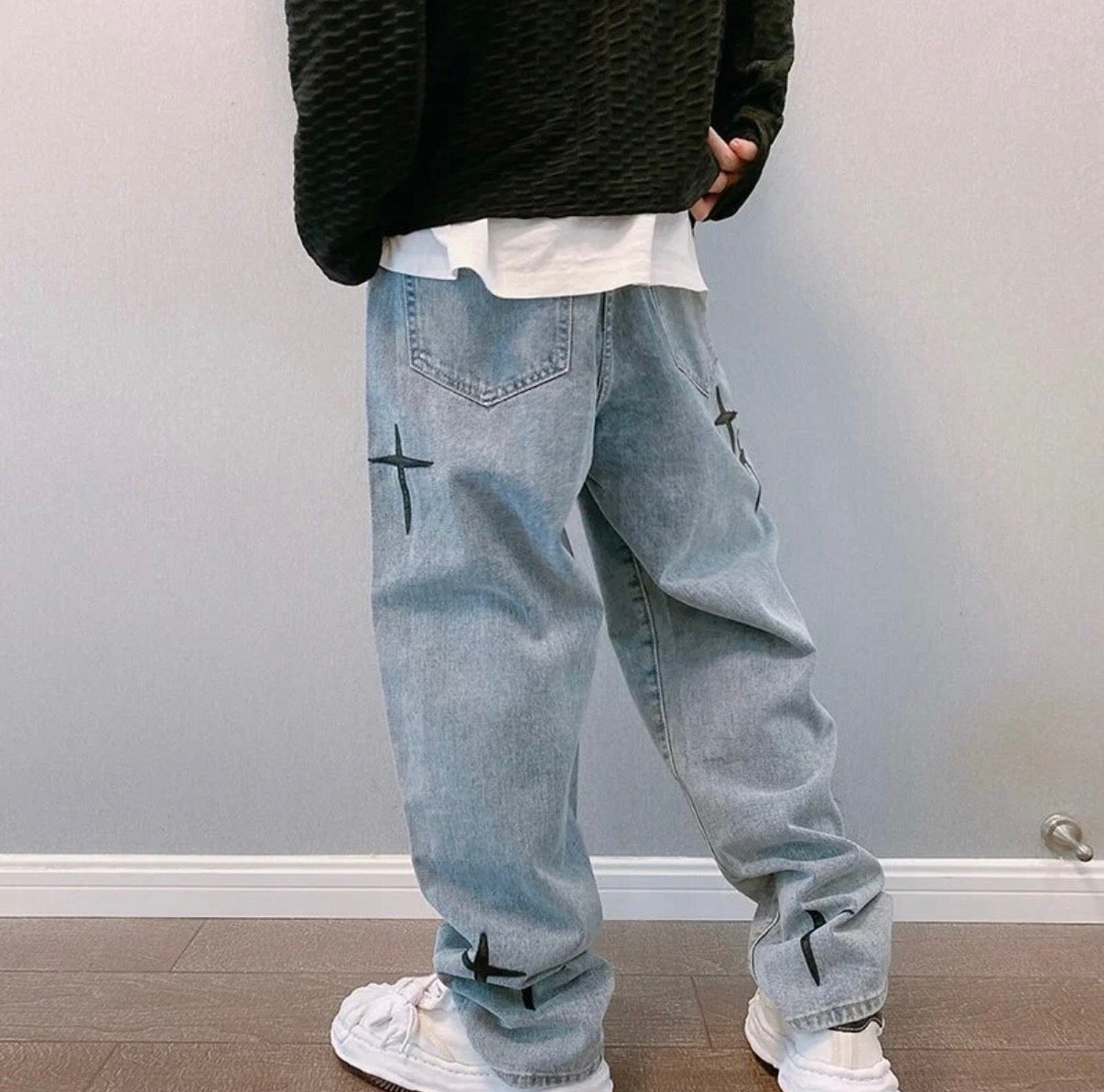 Y2K vintage style fit baggy jeans