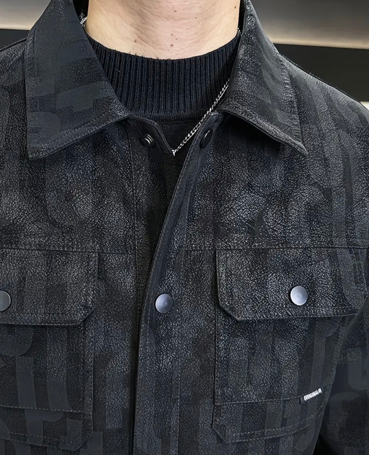Printed Design Bomber Jacket