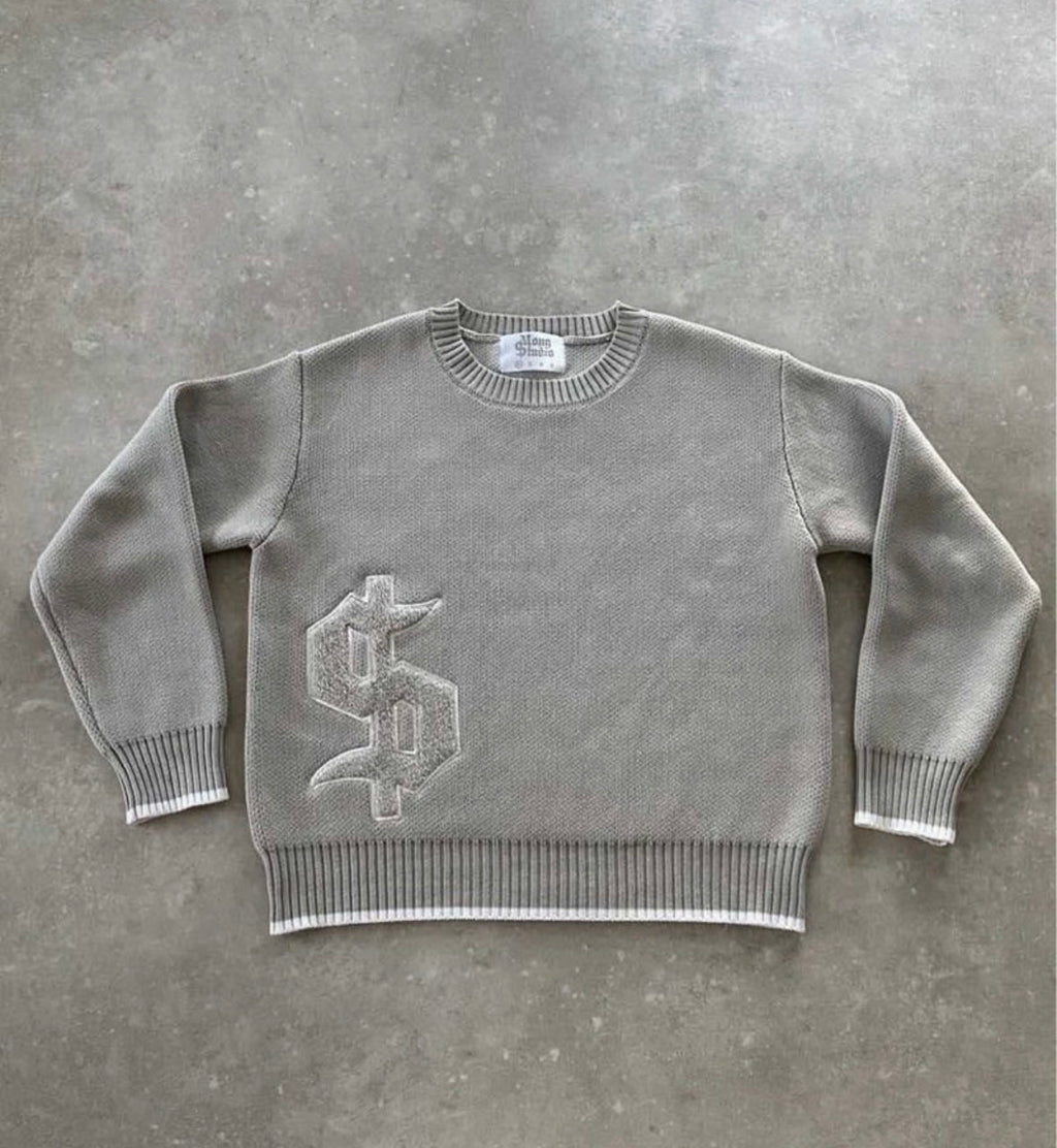 Gothic style Long sleeve Pullover sweater
