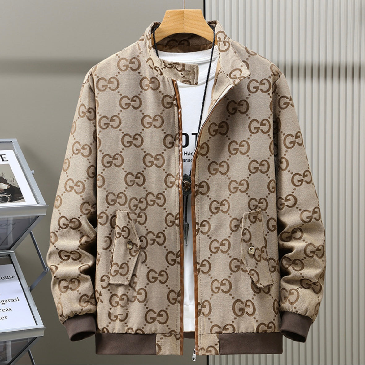 GG Monogram Pattern Gucci Jacket