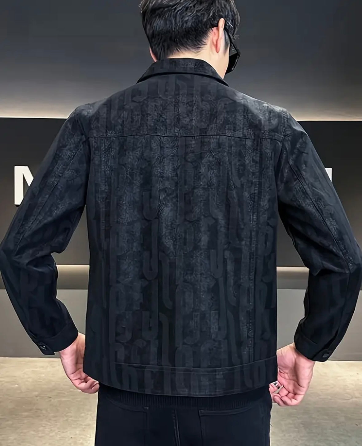 Printed Design Bomber Jacket