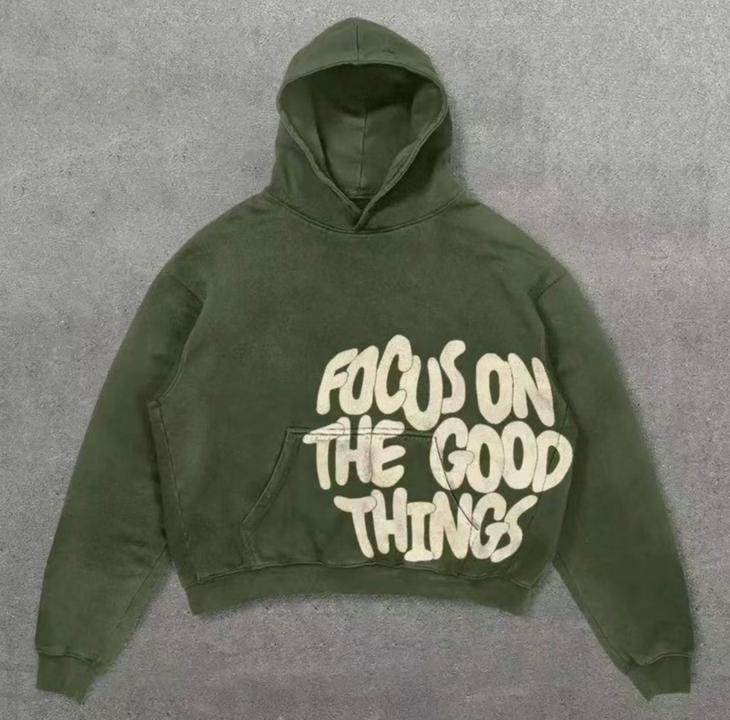 Streetwear Hoodies with a graphic Print Style
