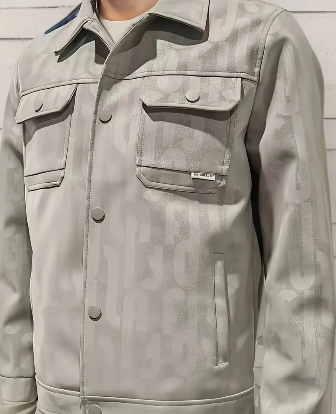 Printed Design Bomber Jacket